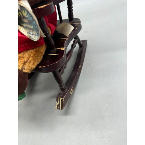 Grandma Got Run Over By A Reindeer Animated Rocking chair Moose Plush 14" READ - Picture 6 of 9